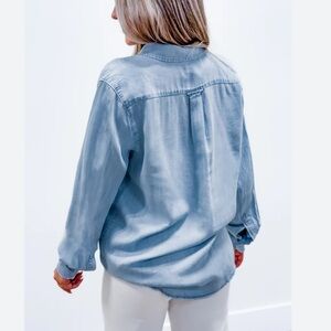 Dear John size L Light Blue Denim Top